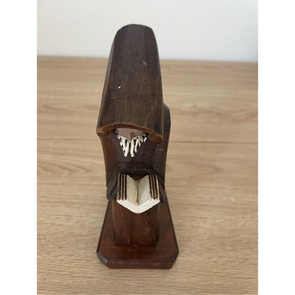 Artisan Wood Carved Hooded Monk Statue 10 in Rustic Faith‎ Decor Religious - Picture 4 of 9